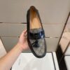 Gucci Men's GG Loafers Horsebit With Tassel Black And Beige For Men 673817 17X30 1063 - Image 8
