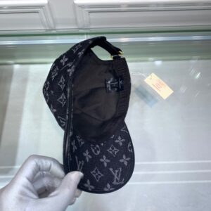 Alternative view of Louis Vuitton Monogram Jacquard Denim Cap Black LV Cap