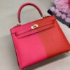 Hermes Kelly 28 Sellier Epsom Bag Red/Pink For Women, Women’s Handbags, Shoulder Bags 11in/28cm - Image 6