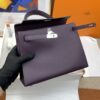 Hermes Kelly 25 Sellier Epsom Dark Purple Bag For Women, Women's Handbags, Shoulder Bags 10in/25cm - Image 6