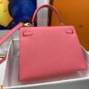 Hermes Kelly 28 Sellier Epsom Pink Bag For Women, Women's Handbags, Shoulder Bags 11in/28cm - Image 6