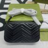 Gucci Marmont Matelasse Shoulder Bag Black For Women, Women's Bags 9.5in/24cm GG - Image 4