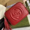 Gucci Soho Small Disco Bag Red For Women, Women's Bags, Shoulder And Crossbody Bags 8in/21cm GG 308364 - Image 8