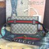 Gucci Neo Vintage GG Supreme Belt Bag Beige/ebony GG Supreme Canvas With Brown For Women 9.4in/24cm GG 493930 9C2VT 8745 - Image 3