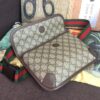 Gucci Neo Vintage GG Supreme Belt Bag Beige/ebony GG Supreme Canvas With Brown For Women 9.4in/24cm GG 493930 9C2VT 8745 - Image 6