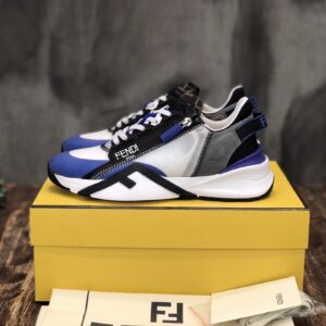 Fendi Flow Sneakers Blue For Men 7E1453
