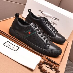 Gucci Men's GG Sneaker With Web G Black For Men
