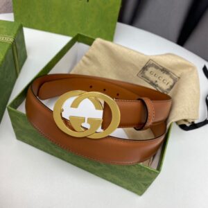 Alternative view of Gucci Blondie Belt Brown, GG Women Belt ‎690557 US10G 8351