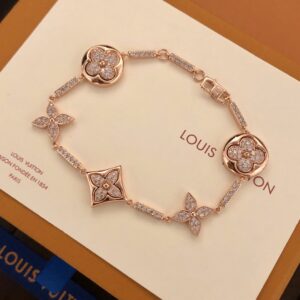 Alternative view of Louis Vuitton Color Blossom BB Multi-Motif Bracelet Rose Gold Hardware For Women