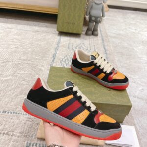 Gucci Lovelight Screener Sneaker Black For Men GG Shoes ‎708296 0YIA0 1065