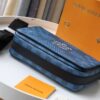 Louis Vuitton Studio Messenger Damier Graphite Blue For Men, Men's Bags, Shoulder And Crossbody Bags 9.3in/25.3cm LV N50026 - Image 8