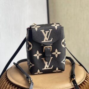Louis Vuitton Tiny Backpack Monogram Empreinte Black For Women, Women's Bags 19cm LV M80738