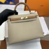Hermes Kelly 25 Sellier Epsom Etoupe/Brown Bag For Women, Women's Handbags, Shoulder Bags 10in/25cm - Image 8