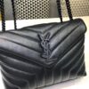 Saint Laurent Loulou Small Chain Bag In Matelassé "Y" Black For Women 9.8in/23cm YSL 494699DV7281000 - Image 5