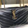 Saint Laurent Loulou Small Chain Bag In Matelassé "Y" Black For Women 9.8in/23cm YSL 494699DV7271000 - Image 5