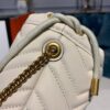 Gucci GG Marmont Mini Bucket Bag White Matelassé Chevron For Women 6in/13cm GG 575163 DTDRT 9022 - Image 5