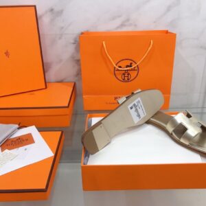 Alternative view of Hermes Oran Sandal Gold For Women, Women's Shoes H122086Z