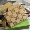 Gucci Jumbo GG Messenger Bag Camel And Ebony Jumbo GG Canvas For Women 9.6in/24.5cm GG 703468 92THF 1000 - Image 7