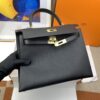 Hermes Kelly 28 Sellier Epsom Black Bag For Women, Women's Handbags, Shoulder Bags 11in/28cm - Image 6