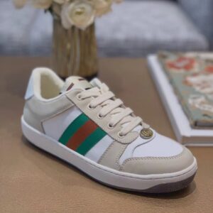 Alternative view of Gucci Screener With Web Sneakers Beige/ White For Women