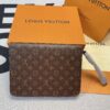 Louis Vuitton S Lock A4 Pouch Monogram Macassar Canvas For Men, Men's Bags, Shoulder And Crossbody Bags 10.6in/27cm LV M80560 - Image 9