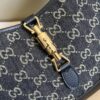 Gucci Jackie 1961 Small Shoulder Bag Black And Ivory GG Denim Jacquard For Women 11in/28cm 678843 UN3AG 1294 - Image 7