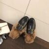 Gucci Re-Edition Women's Princetown Slipper Mules Black For Women GG 397749 DKHH0 1063 - Image 2