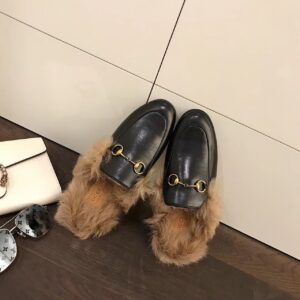 Alternative view of Gucci Re-Edition Women's Princetown Slipper Mules Black For Women GG 397749 DKHH0 1063
