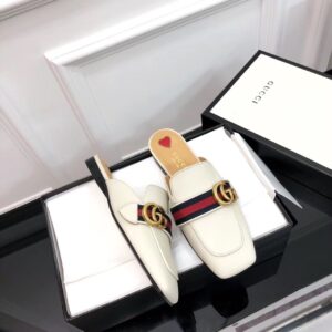 Alternative view of Gucci Peyton Slippers White For Women GG ‎423694 DKHC0 9061