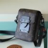 Louis Vuitton S-Lock Vertical Wearable Wallet Monogram Macassar Black For Men, Men's Bags, Shoulder And Crossbody Bags 7.5in/19cm LV M81522 - Image 3