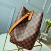 Louis Vuitton NeoNoe MM Bucket Bag Damier Ebene Canvas Safran Yellow For Women, Women's Handbags, Shoulder And Crossbody Bags 10.2in/26cm LV N40213 - Image 8