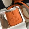 Hermes Evelyne 16 Amazone Bag Orange With Silver-Toned Hardware For Women, Women's Shoulder And Crossbody Bags 6.3in/16cm - Image 9