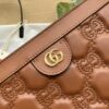 Gucci GG Matelassé Small Bag Brown For Women, Women's Bags 10.2in/26cm GG 702200 UM8HG 2595 - Image 6