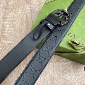 Alternative view of Gucci Signature 40mm Belt Black For Women 411924 CWC1N 1000