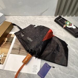 Alternative view of Louis Vuitton Automatic Folding Umbrella Black
