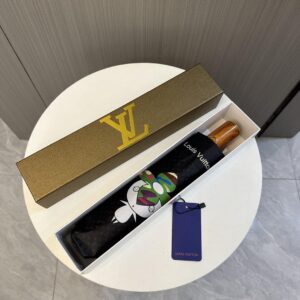Louis Vuitton Automatic Folding Umbrella Black