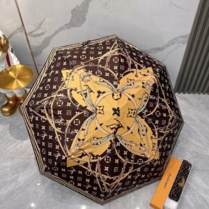 Alternative view of Louis Vuitton Automatic Folding Umbrella Black