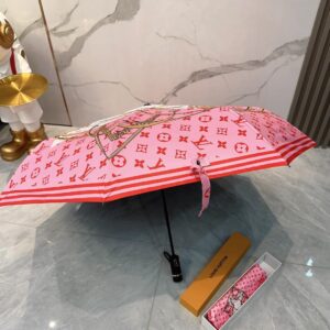 Alternative view of Louis Vuitton Automatic Folding Umbrella Pink