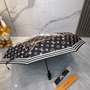 Alternative view of Louis Vuitton Automatic Folding Umbrella Black