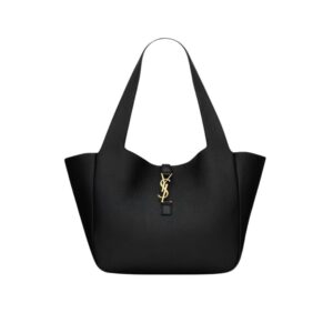 Saint Laurent Le 5 A 7 Bea In Grained Leather Black Bag For Women 763435AACTP1000 - 19.7 Inches / 50 Cm