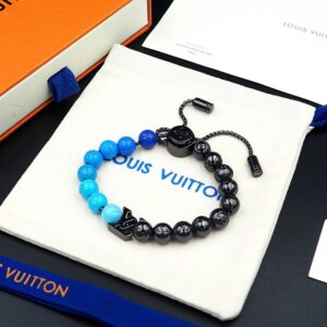Alternative view of Louis Vuitton Beads Bracelet Blue/Black For Women