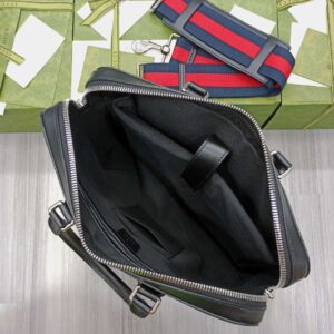 Alternative view of Gucci Black Briefcase GG Grey For Men 36cm / 12.2in 474135 K5RLN 1095