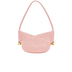 Bottega Veneta Baby Solstice Shoulder Bag 11in/ 28cm Rose Gold Hardware For Women 796378VCPP16858