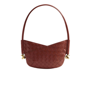 Bottega Veneta Baby Solstice Shoulder Bag 11in/ 28cm Sapele Gold Hardware For Women 796378VCPP12506