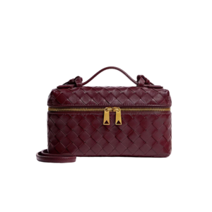 Bottega Veneta Bang Bang Vanity Case 9.1in/ 23cm Barolo Gold Hardware For Women 789109V3IV12247