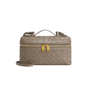 Bottega Veneta Bang Bang Vanity Case 9.1in/ 23cm Limestone Gold Hardware For Women 789109V3IV12817