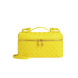 Bottega Veneta Bang Bang Vanity Case 9.1in/ 23cm Sulfur Gold Hardware For Women 789109V3IV17184
