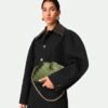 Bottega Veneta Lauren 1980 Small Crossbody Bag 10.6in/ 27cm Matcha Gold Hardware For Women - Image 2
