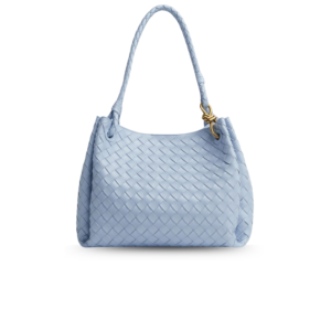 Bottega Veneta Parachute Large Shoulder Bag 11.8in/ 30cm Lunar Gold Hardware For Women 796571VCPPT1441