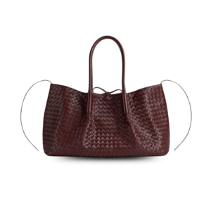 Bottega Veneta Pinacoteca Medium Top Handle Bag 16.9in/ 43cm Madder Brown Gold Hardware For Women 817166V5AG12102